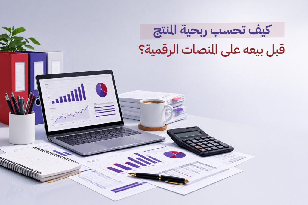 كيف تحسب ربحية المنتج قبل بيعه على المنصات الرقمية؟