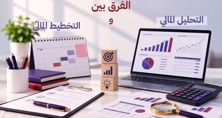 الفرق بين التخطيط المالي والتحليل المالي